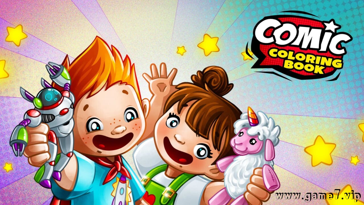 彩色漫画书丨Comic Coloring Book