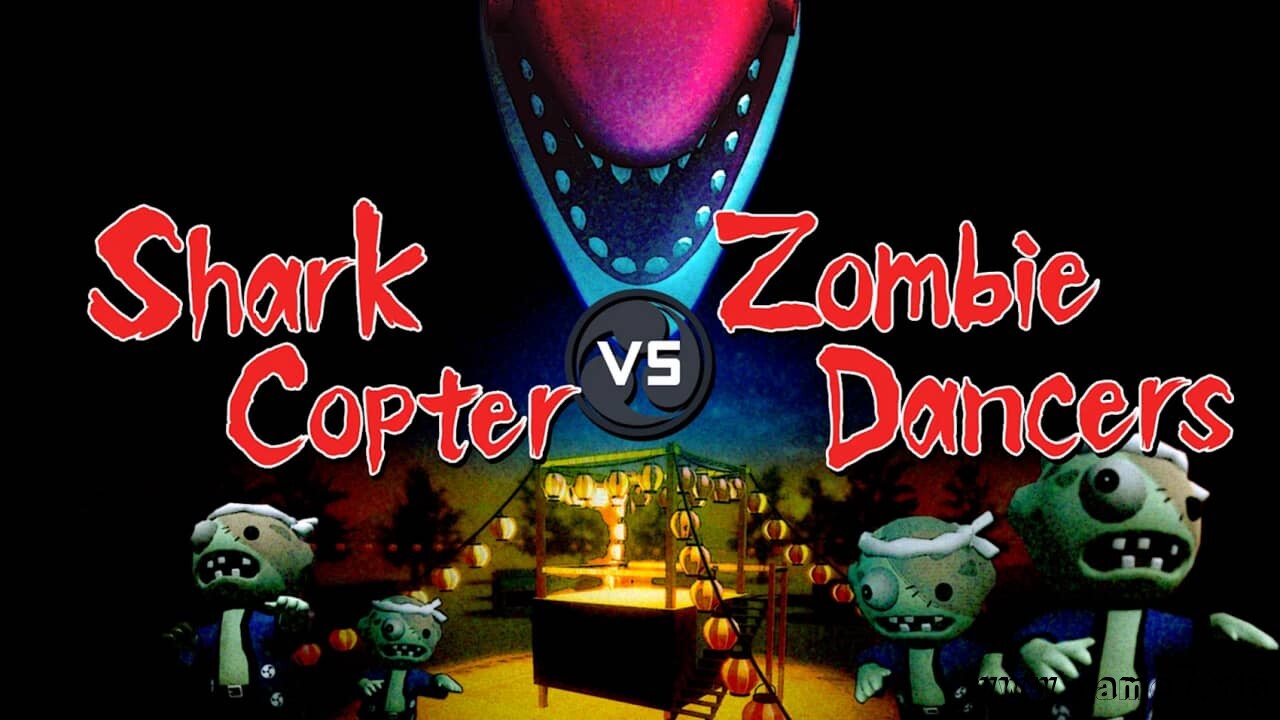 鲨鱼直升机VS霹雳舞僵尸丨Shark Copter vs. Zombie Dancers