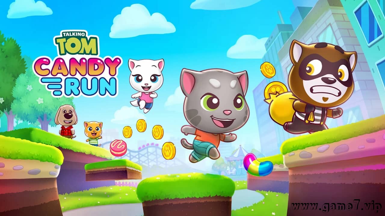 汤姆猫糖果跑酷丨Talking Tom Candy Run