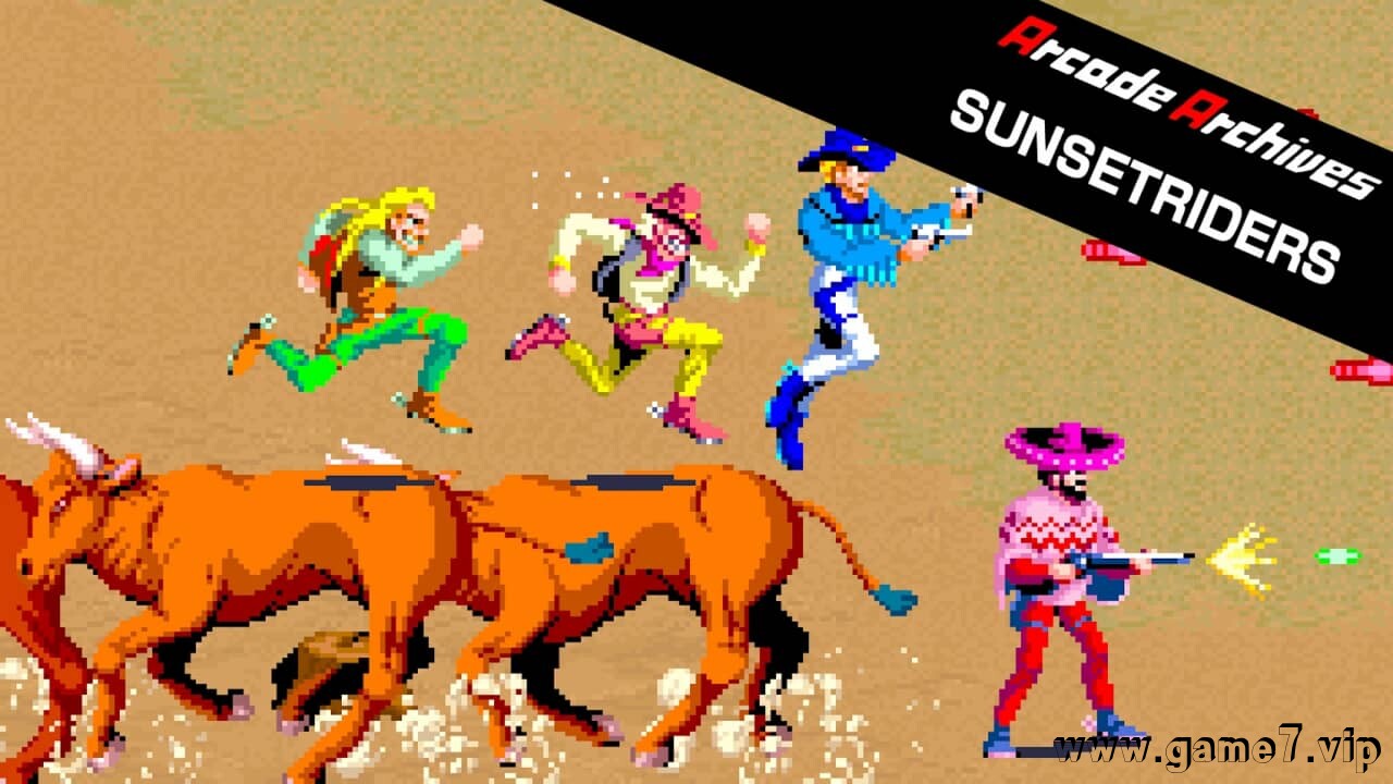 街机：西部牛仔日落骑士丨Arcade Archives SUNSETRIDERS