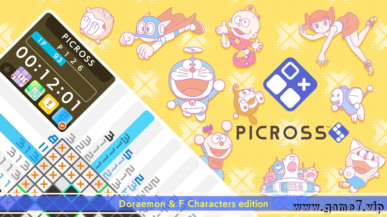 图方块S 哆啦A梦&藤子·F·不二雄作品角色版丨PICROSS S Doraemon & F Characters edition