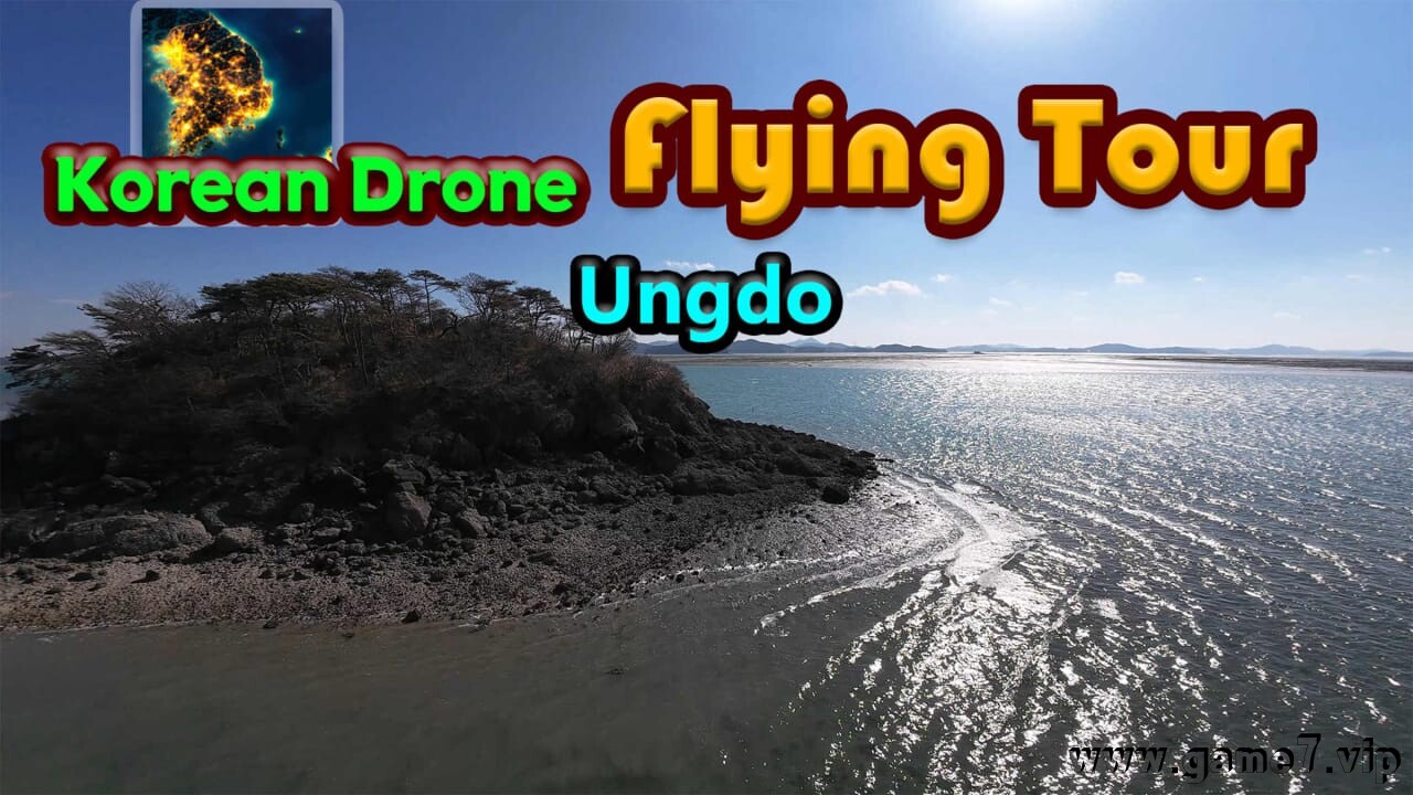 韩国无人机飞行游览雁岛丨Korean Drone Flying Tour Ungdo