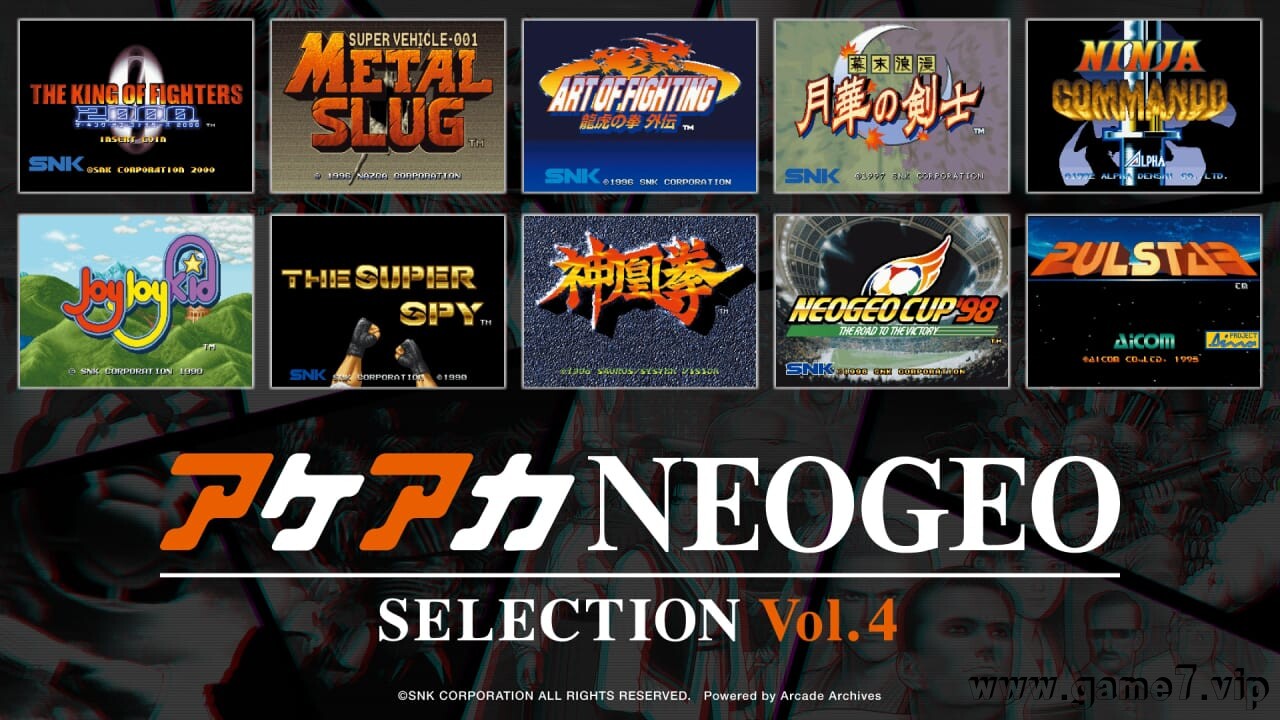 ACA NEOGEO精选集vol.4丨ACA NEOGEO SELECTION Vol.4