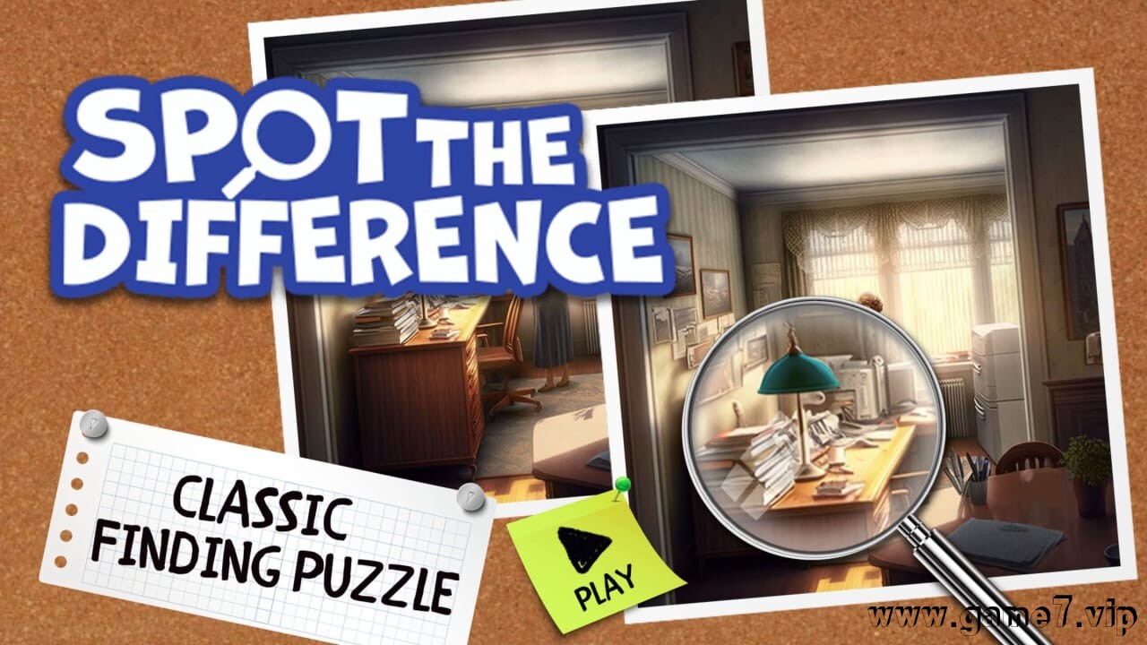 找不同：经典寻找难题丨Spot The Difference: Classic Finding Puzzle