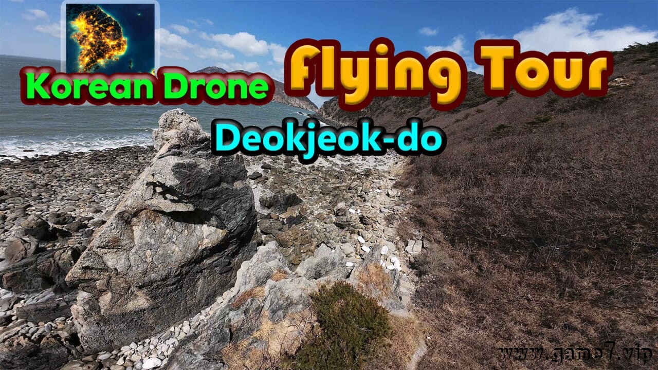 韩国无人机飞行游览德积岛丨Korean Drone Flying Tour Deokjeok-do