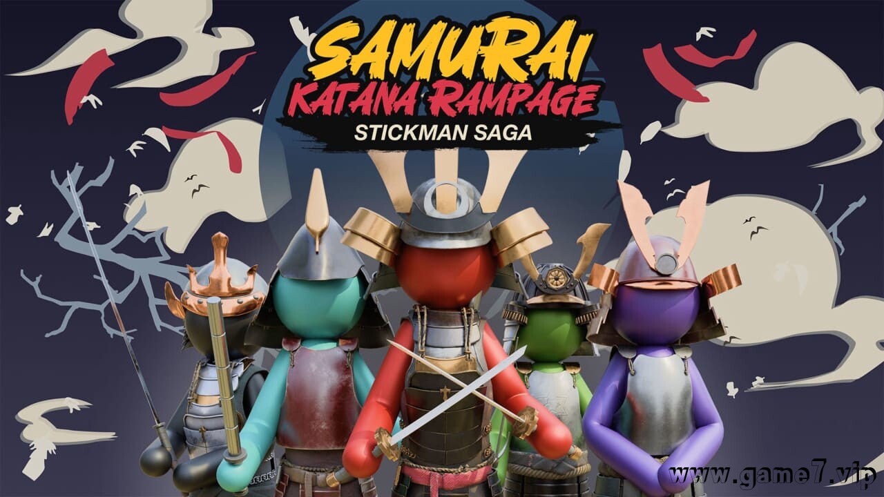 武士刀横冲直撞：火柴人传奇丨Samurai Katana Rampage Stickman Saga