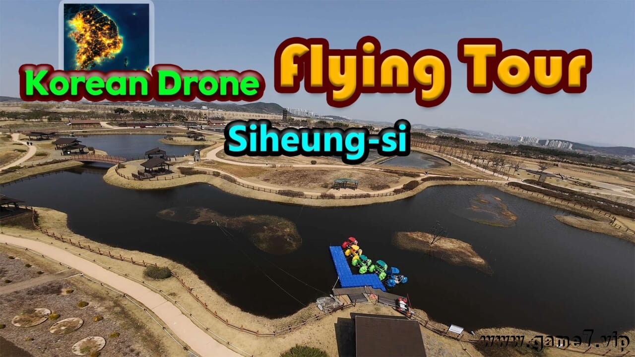 韩国无人机飞行游览始兴市丨Korean Drone Flying Tour Siheung-si