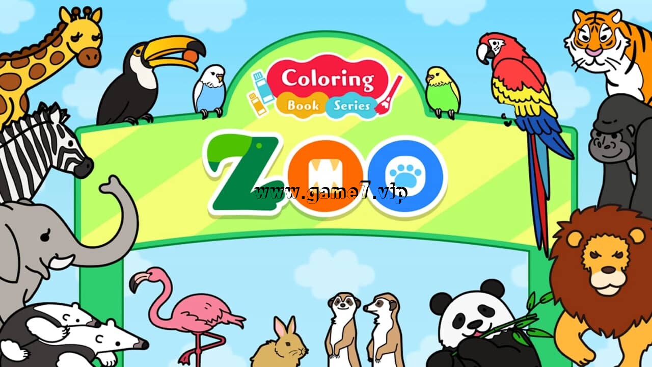 来玩着色画吧 动物园丨Coloring book series Zoo插图