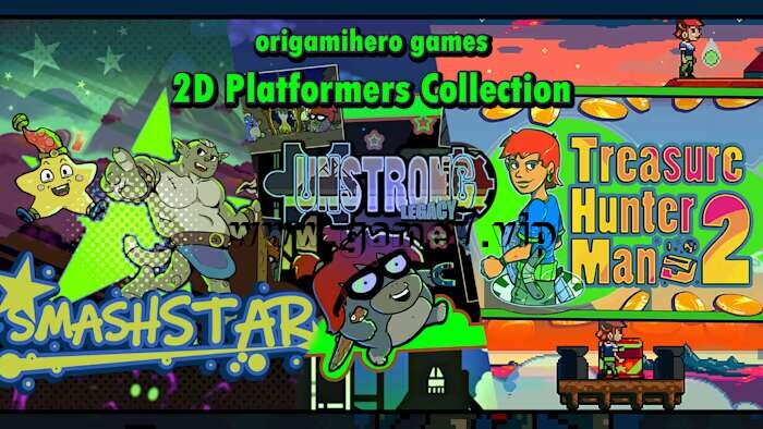 【Switch】折纸英雄游戏2D平台游戏合集丨origamihero games 2D Platformer Collection
